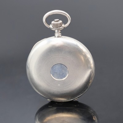 26918963a - DEUTSCHE PRÄZISIONSUHR ORIGINAL GLASHÜTTE Herrensavonette in Silber, Deutschland um ...