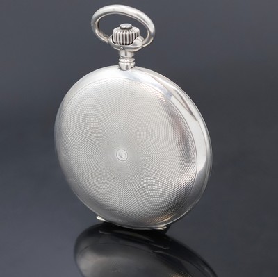 26918963b - DEUTSCHE PRÄZISIONSUHR ORIGINAL GLASHÜTTE Herrensavonette in Silber, Deutschland um ...