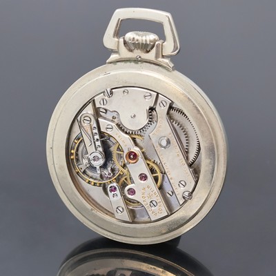 26918970b - VACHERON & CONSTANTIN Taschenuhrwerk im neutralen amerikanischen Nickelgehäuse, Schweiz ...