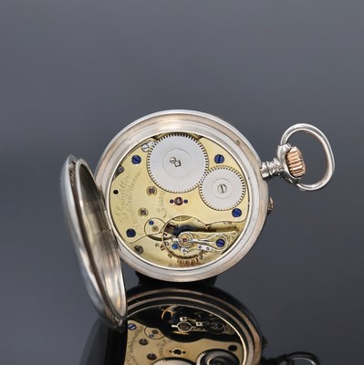 26918974e - UHRENFABRIK UNION Glashütte offene Taschenuhr in Silber in 1B-Qualität, ...