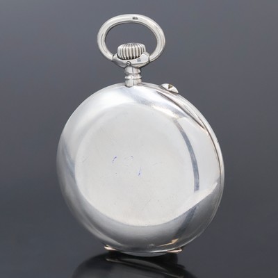 26918975a - DEUTSCHE PRÄZISIONSUHR ORIGINAL GLASHÜTTE offene Taschenuhr in Silber, Deutschland um ...