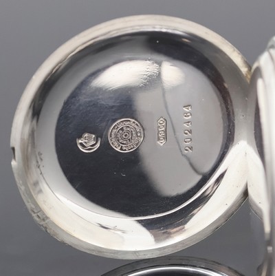 26918975c - DEUTSCHE PRÄZISIONSUHR ORIGINAL GLASHÜTTE offene Taschenuhr in Silber, Deutschland um ...