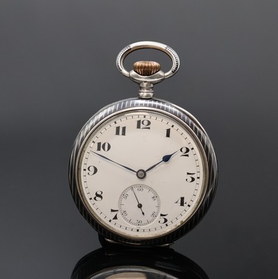 Image Watchmakers school BIEL A.Kurth open face pocket watch in Tula-silver case, Switzerland ...