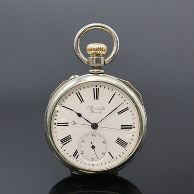 Image 26918989 - PERRET & Fils, Brenets Taschenuhrwerk mit springender Sekunde, Schweiz um 1870, ...