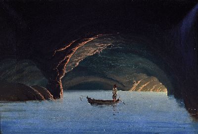 Image 26919155 - Zuschreibung: Johann Hermann Carmiencke, 1810 Hamburg-1867 Brooklyn, Fischer in der ...