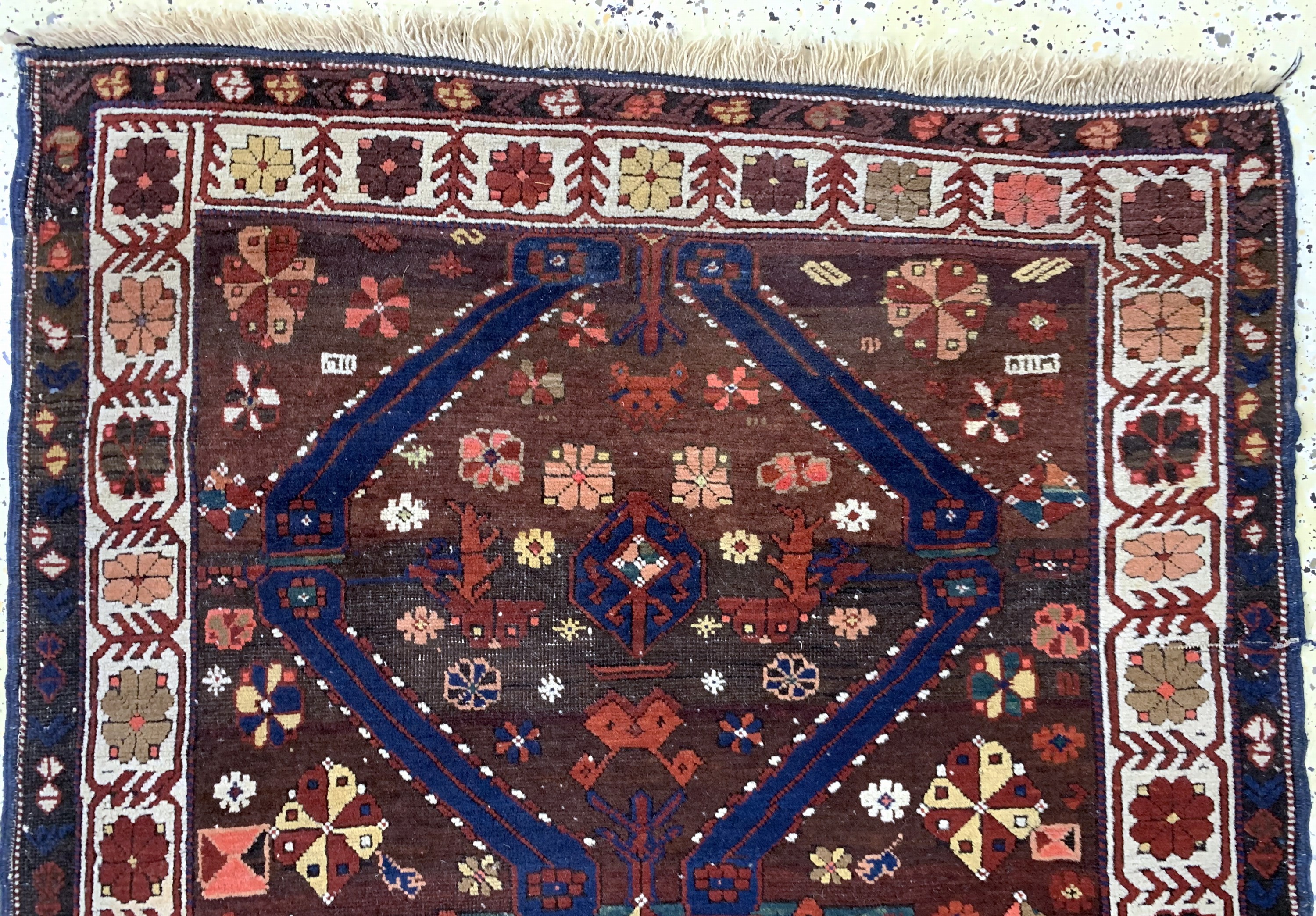 Detail a: Kazak antik, Kaukasus, 19.Jhd, Wolle auf Wolle, ca. 167 x 110 cm, EHZ: 3