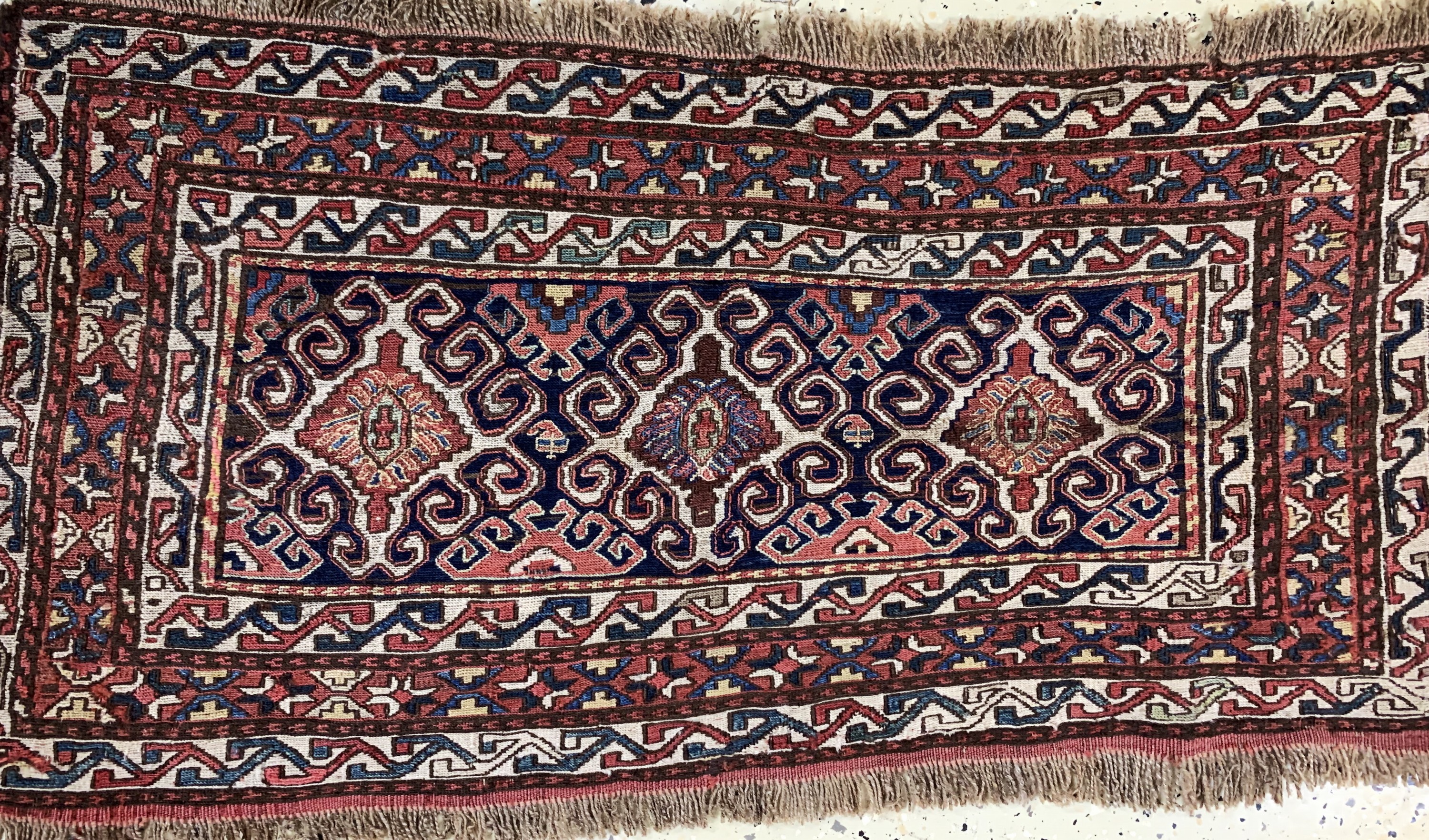 Detail a: Konvolut aus 2 Schahsawan Mafraschteile, Persien, antik, um 1900, Wolle auf Wolle, ca. 105 x 70 cm, EHZ: 2-3