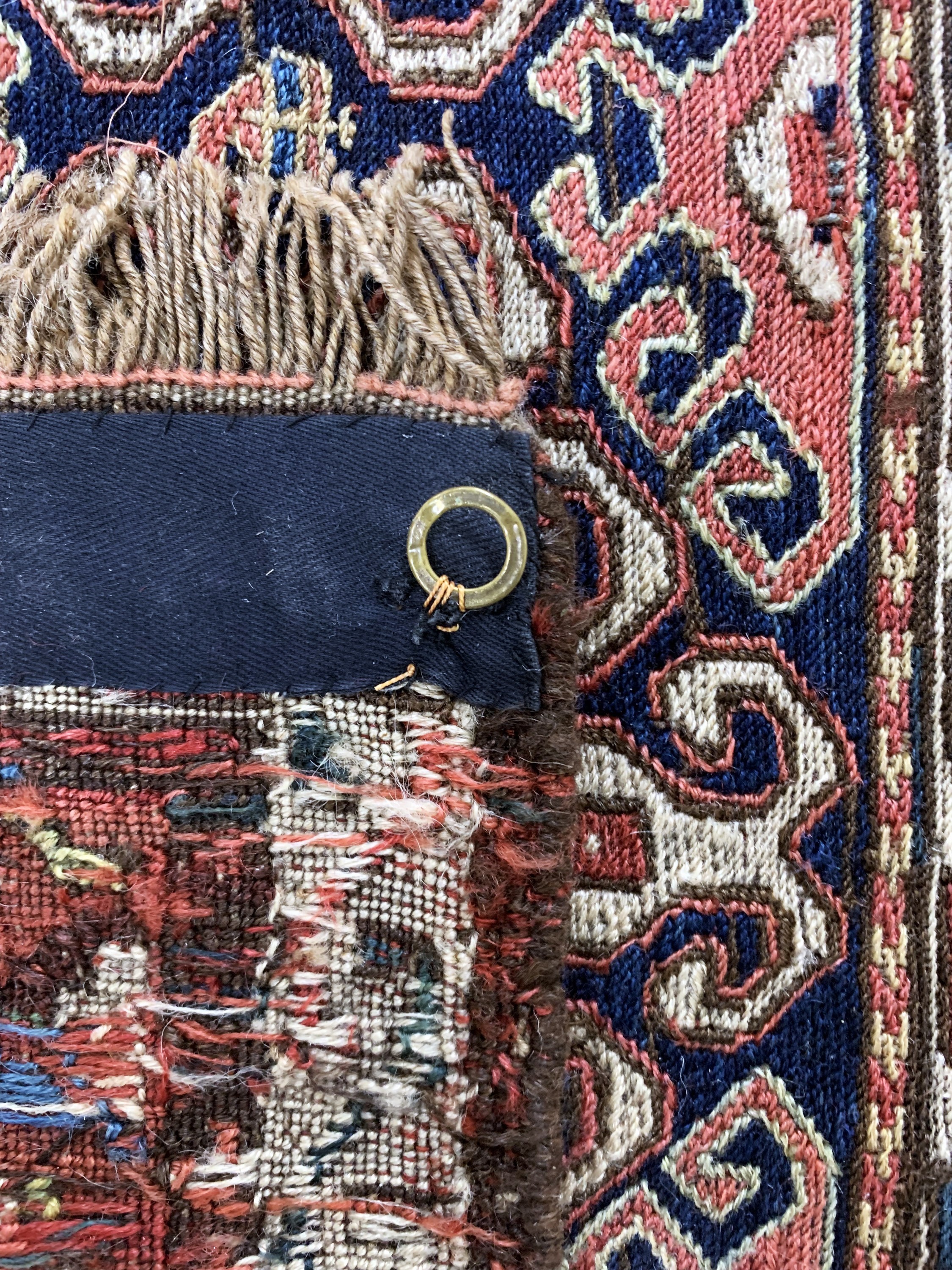 Detail b: Konvolut aus 2 Schahsawan Mafraschteile, Persien, antik, um 1900, Wolle auf Wolle, ca. 105 x 70 cm, EHZ: 2-3