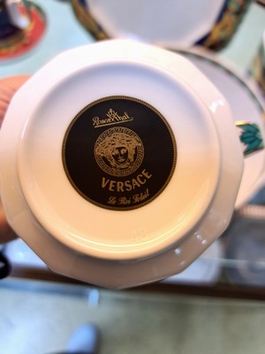 26919876e - Tafelservice für 6-8 Personen, Rosenthal, Entwurf Versace, Le Roi Soleil, 6 ...