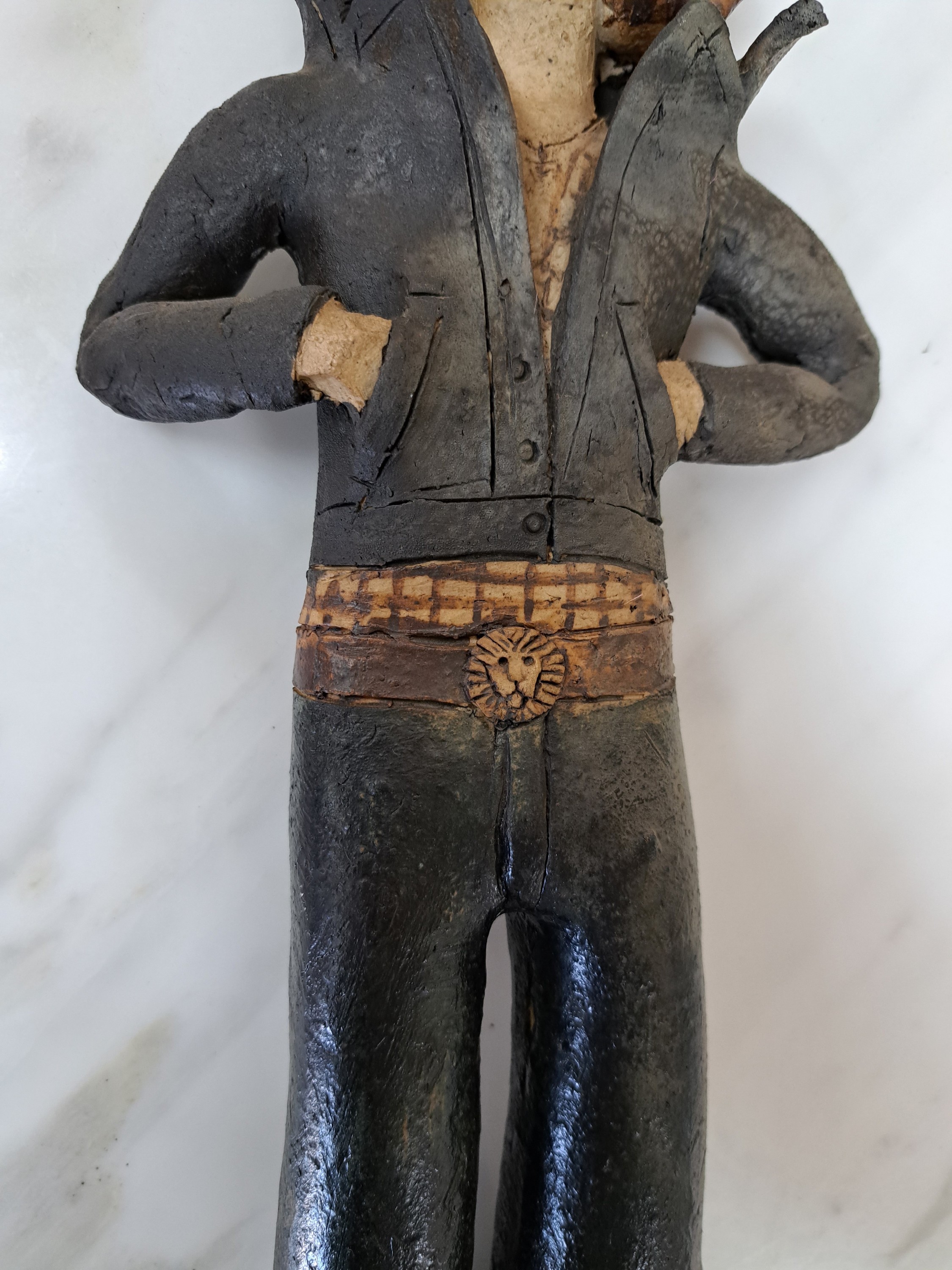 Detail b: Lisa Larsson/Larson, schwedische Künstlerin, Bildhauerin, 1931 Härlunda - 2024 Nacka, vor allem für Ihre Keramiken bekannt, hier: sehr große ...