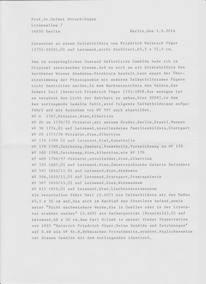 26920353e - Zuschreibung: Heinrich Friedrich Füger, 1751 Heilbronn-1818 Wien, Selbstbildnis des ...
