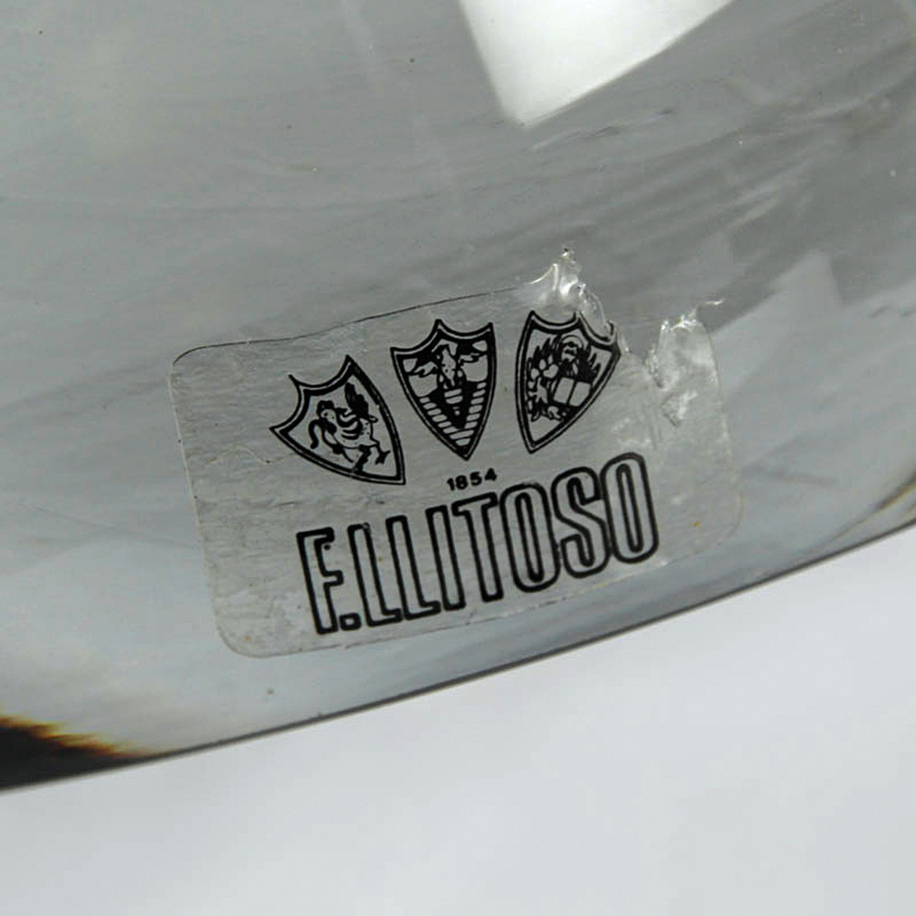 Detail f: Zwei Glasskulpturen Vögel, Fratelli Toso, Murano, 1970er-Jahre, grün getöntes Glas, mit Hersteller-Etikett, H. 30/34 cm