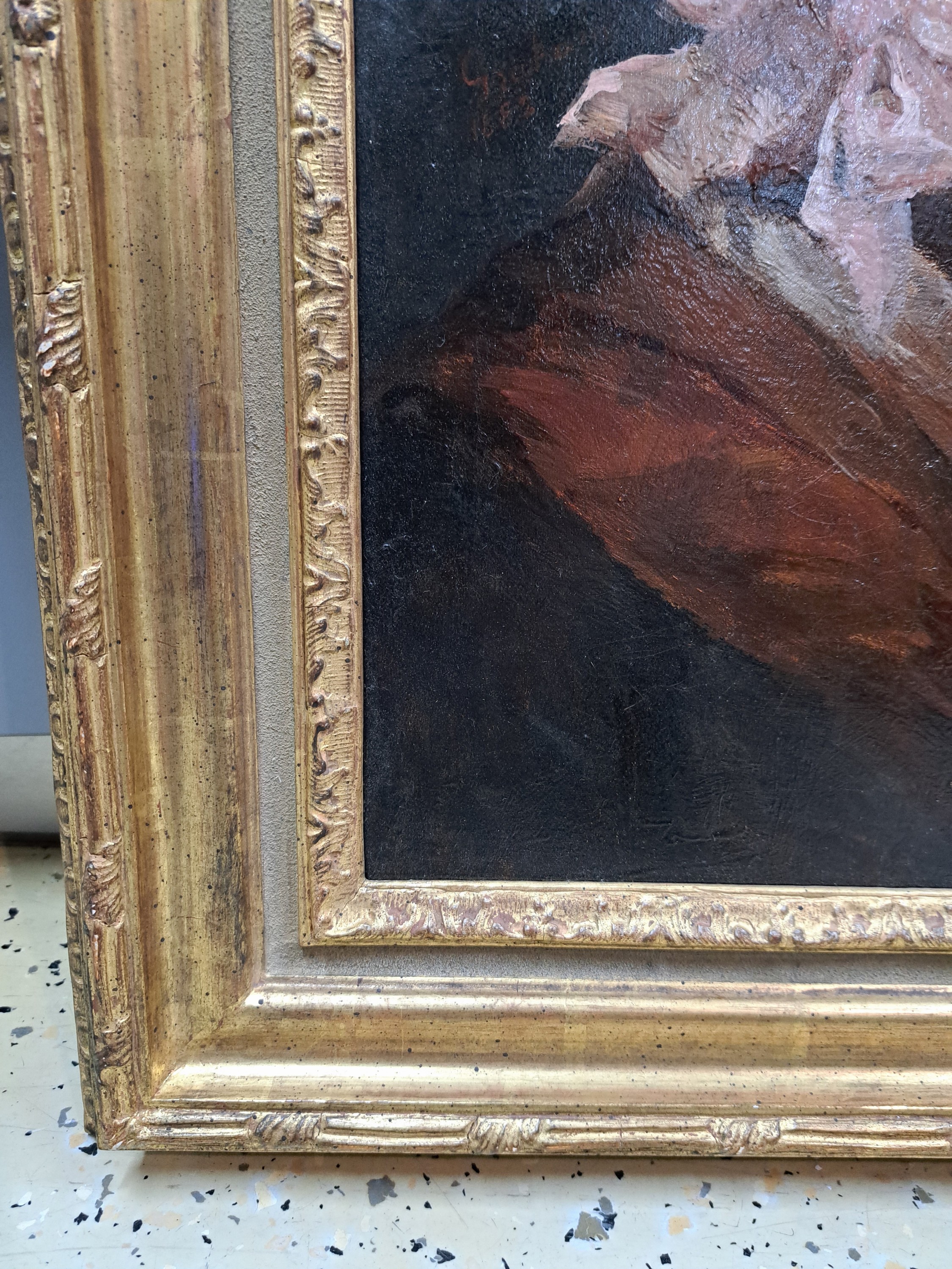 Detail n: Thomas Alexander Ferguson Graham, 1840 Kirkwall - 1906 Edinburgh, Porträt der Dolly Vardin, Öl/Lwd, doubliert, signiert und dat. 1882, ca. 50.5 x ...