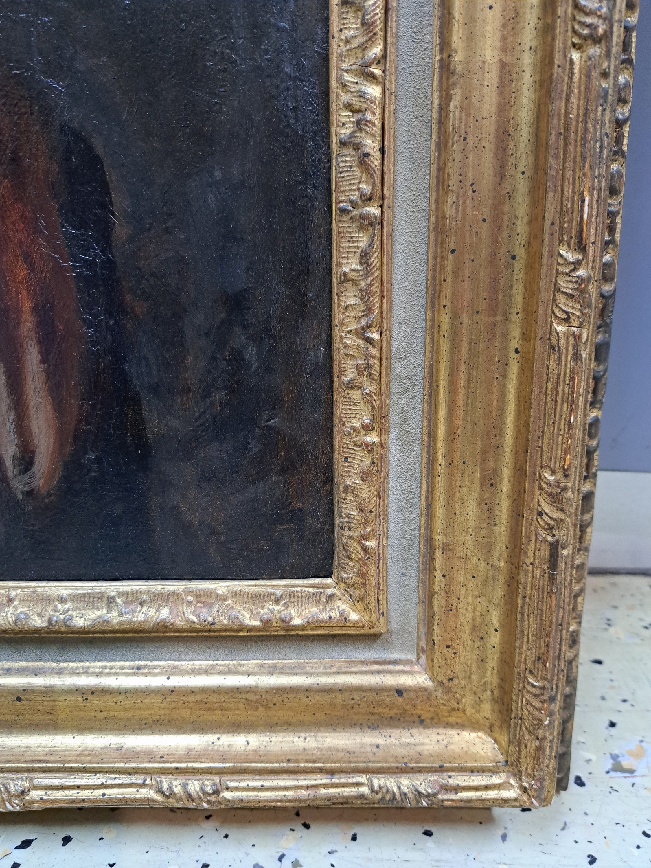 Detail o: Thomas Alexander Ferguson Graham, 1840 Kirkwall - 1906 Edinburgh, Porträt der Dolly Vardin, Öl/Lwd, doubliert, signiert und dat. 1882, ca. 50.5 x ...