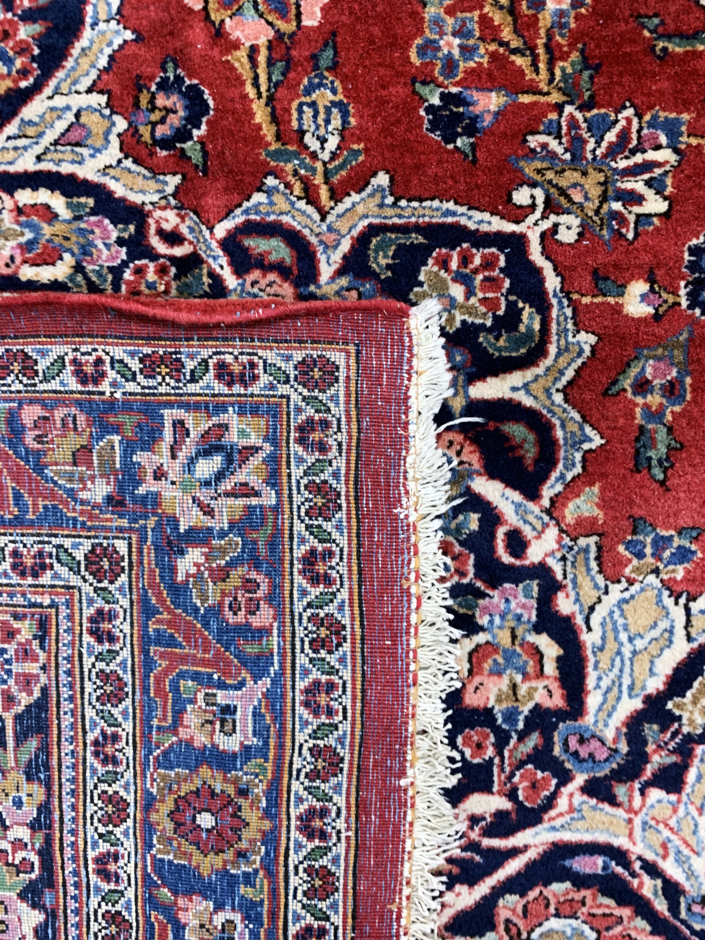 Detail h: Keschan Kork , Persien, , Korkwolle auf Baumwolle, ca. 430 x 320 cm, EHZ: 2