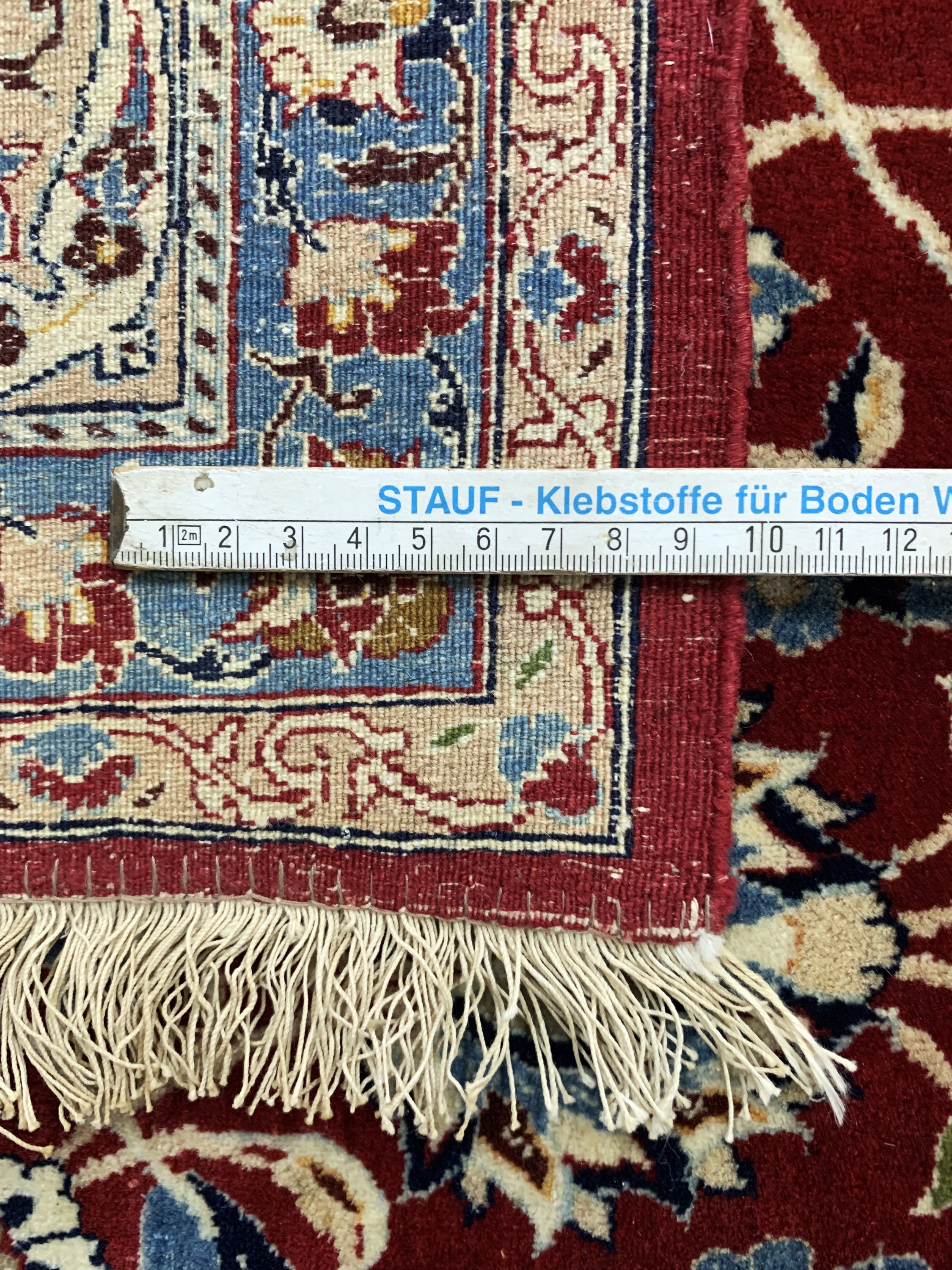 Detail g: Nain"Tudeschk"fein antik, Persien, um 1900,Korkwolle, ca. 225 x 150 cm, ca. 1,0 Mio. Kn/qm, EHZ: 2