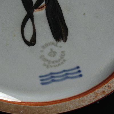 26922970f - Bodenvase, Royal Copenhagen, Entw. Helge Jensen, 1950/60er-Jahre, vielfarbiger ...