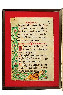 Image 26923178 - 2 Blätter aus einem Antiphonar, wohl Spanien, 15./16. Jh., Handschrift auf ...