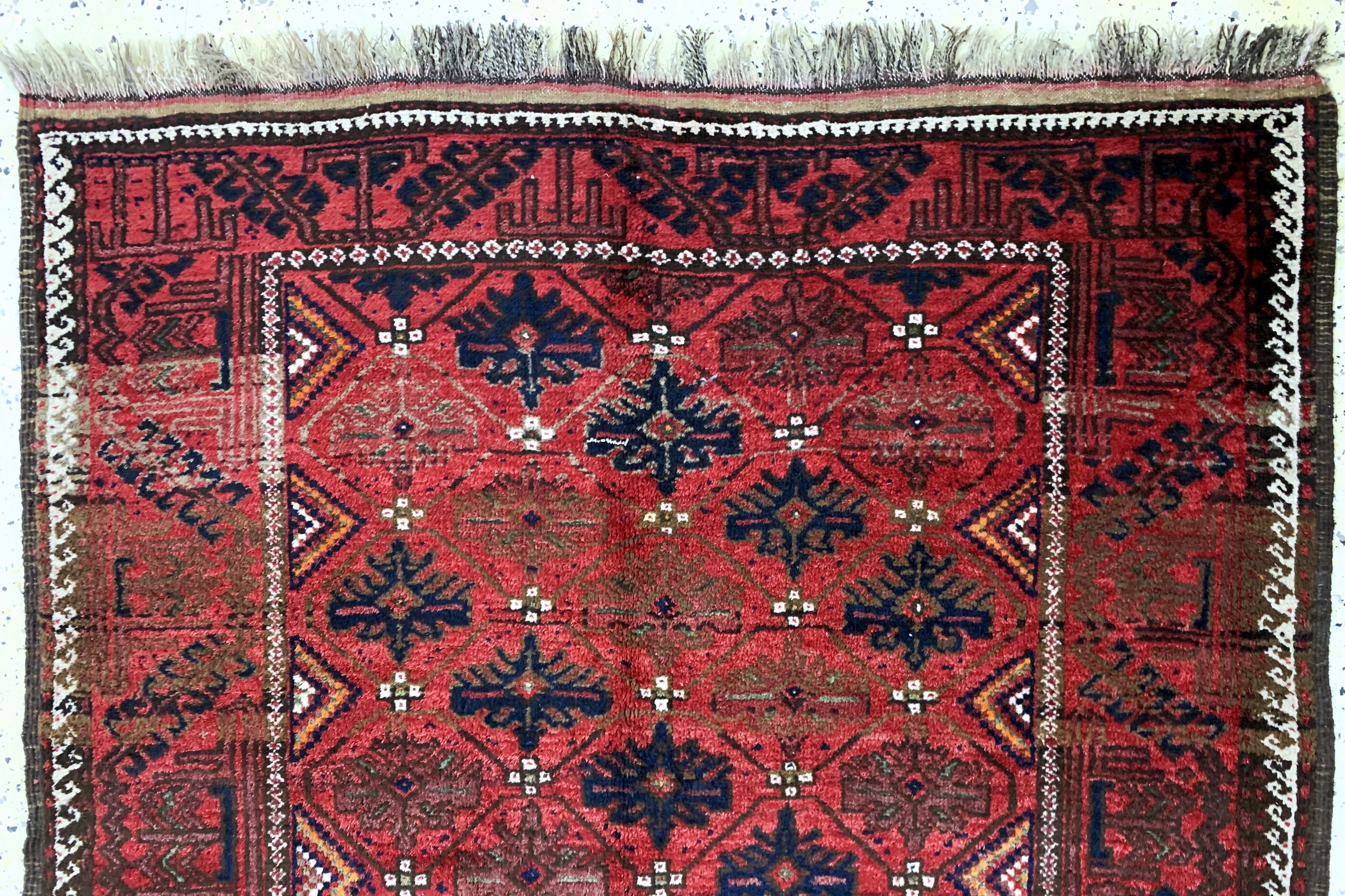 Detail a: Belutsch, Persien, Anfang 20.Jhd., Wolle auf Wolle, ca. 227 x 126 cm, EHZ: 2