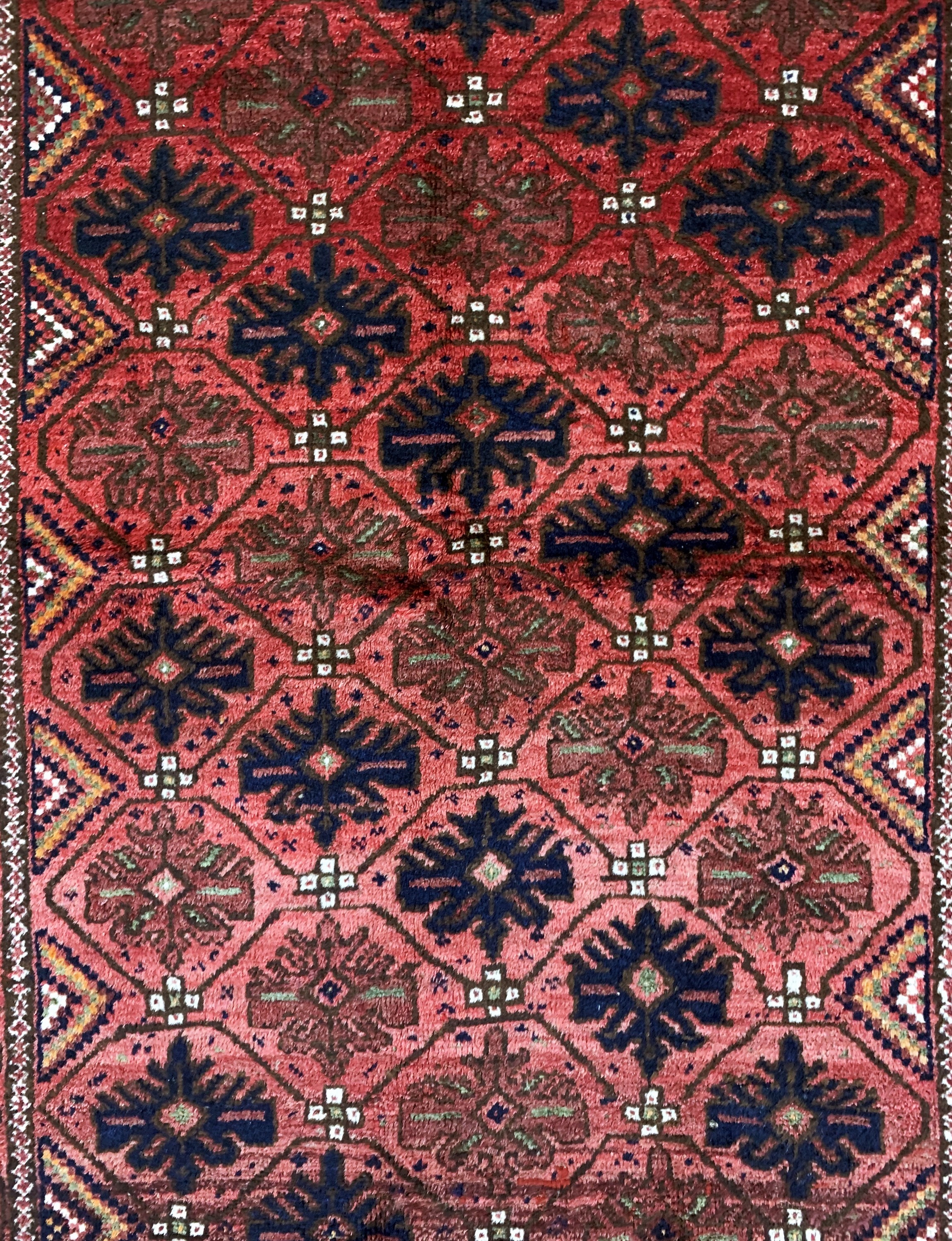 Detail b: Belutsch, Persien, Anfang 20.Jhd., Wolle auf Wolle, ca. 227 x 126 cm, EHZ: 2