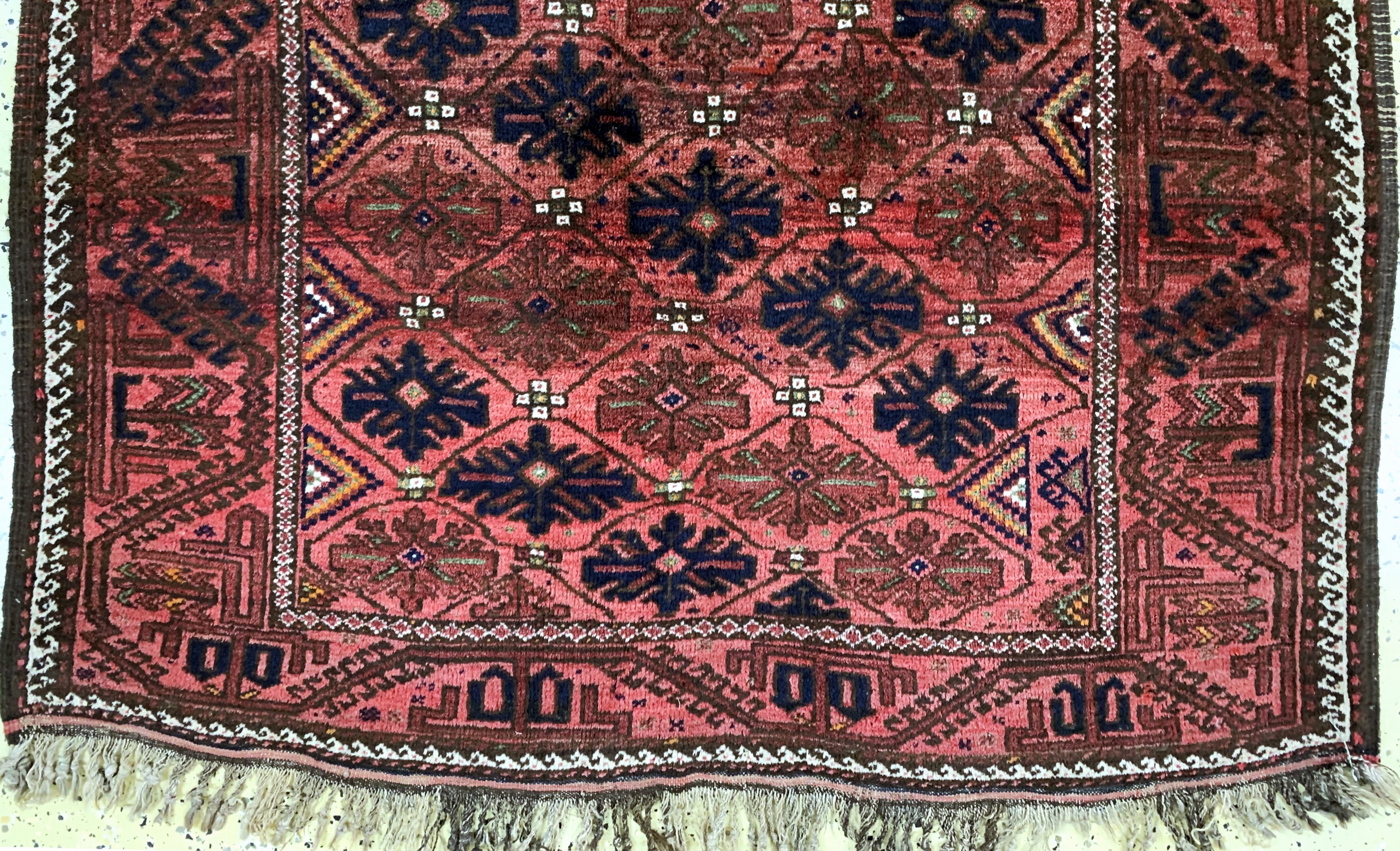 Detail c: Belutsch, Persien, Anfang 20.Jhd., Wolle auf Wolle, ca. 227 x 126 cm, EHZ: 2
