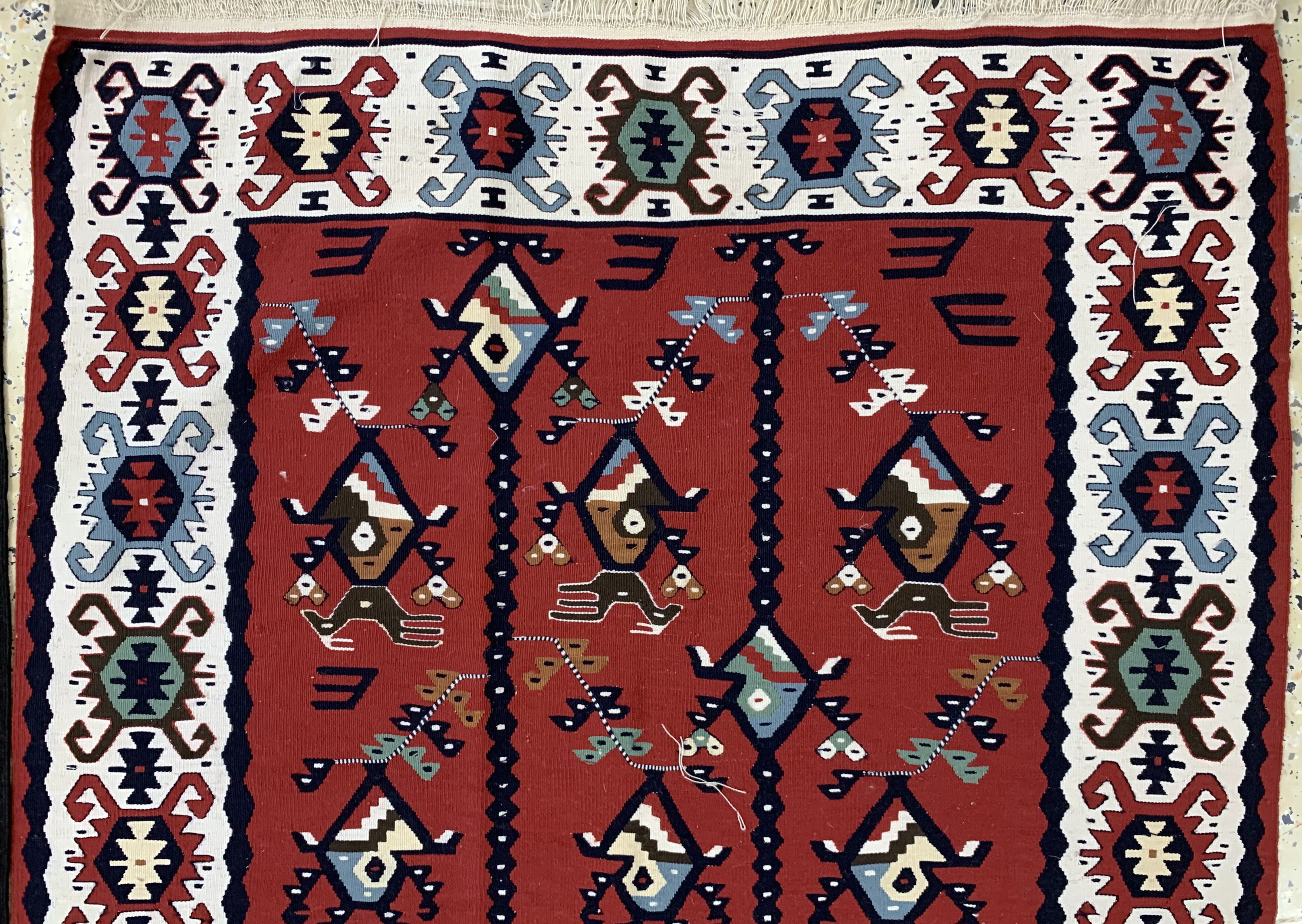 Detail a: 2 lot Kelim, Türkei, Ende 20.Jhd., Wolle auf Wolle, ca. 173 x 104 cm, EHZ: 2