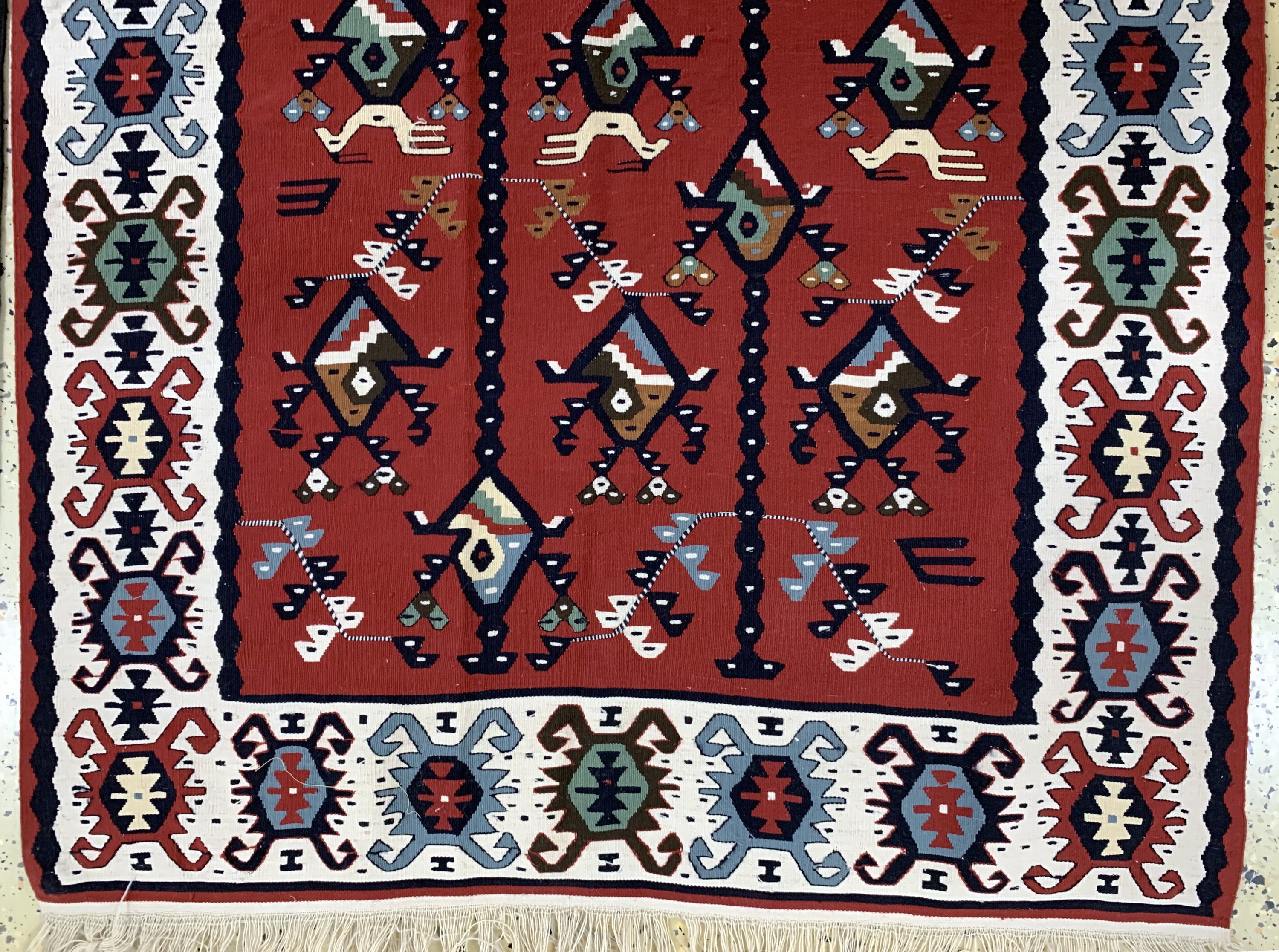 Detail b: 2 lot Kelim, Türkei, Ende 20.Jhd., Wolle auf Wolle, ca. 173 x 104 cm, EHZ: 2