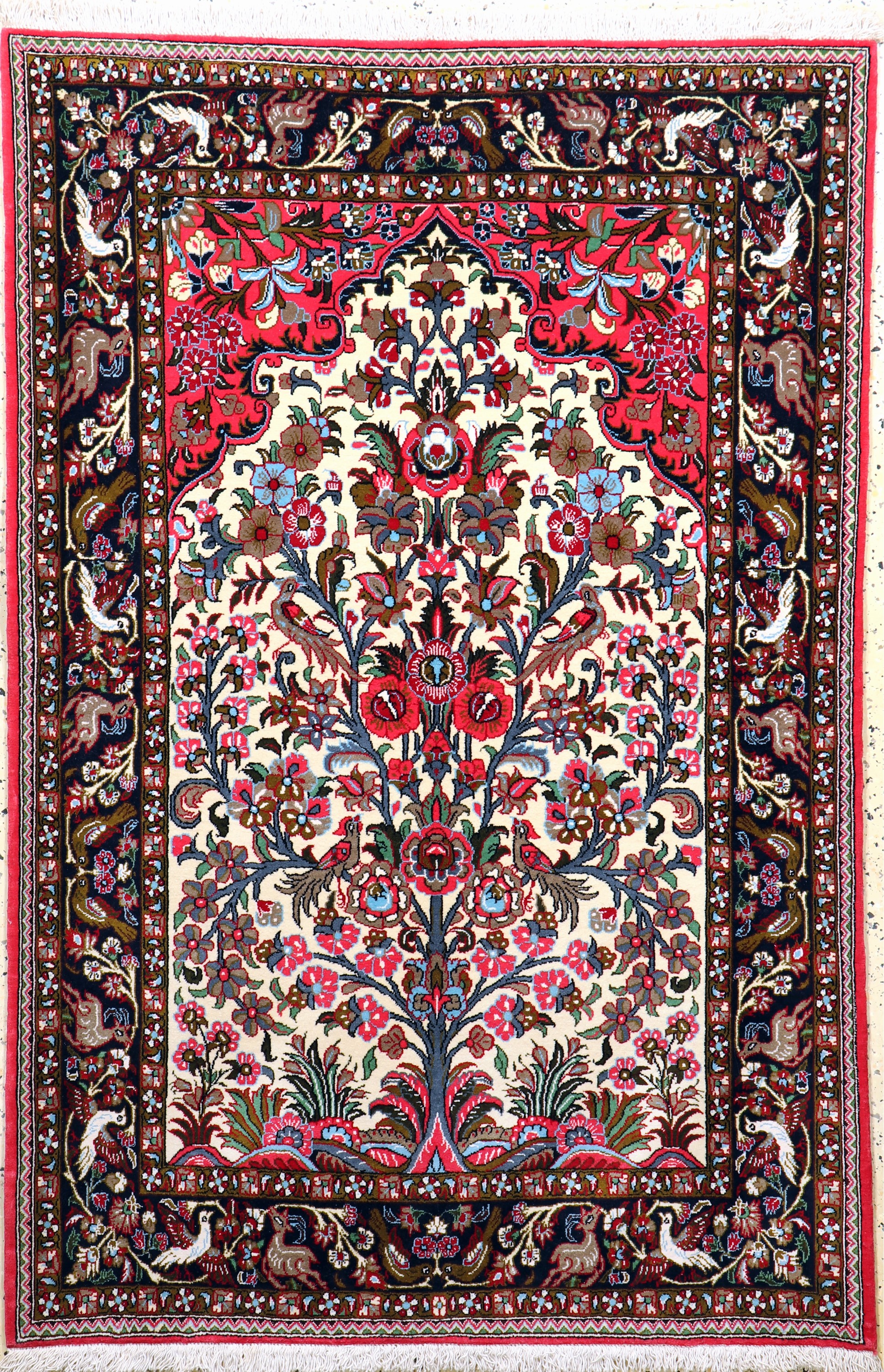 Ghom kork, Persien, Ende 20.Jhd, Korkwolle,ca. 160 x 107 cm, EHZ: 2