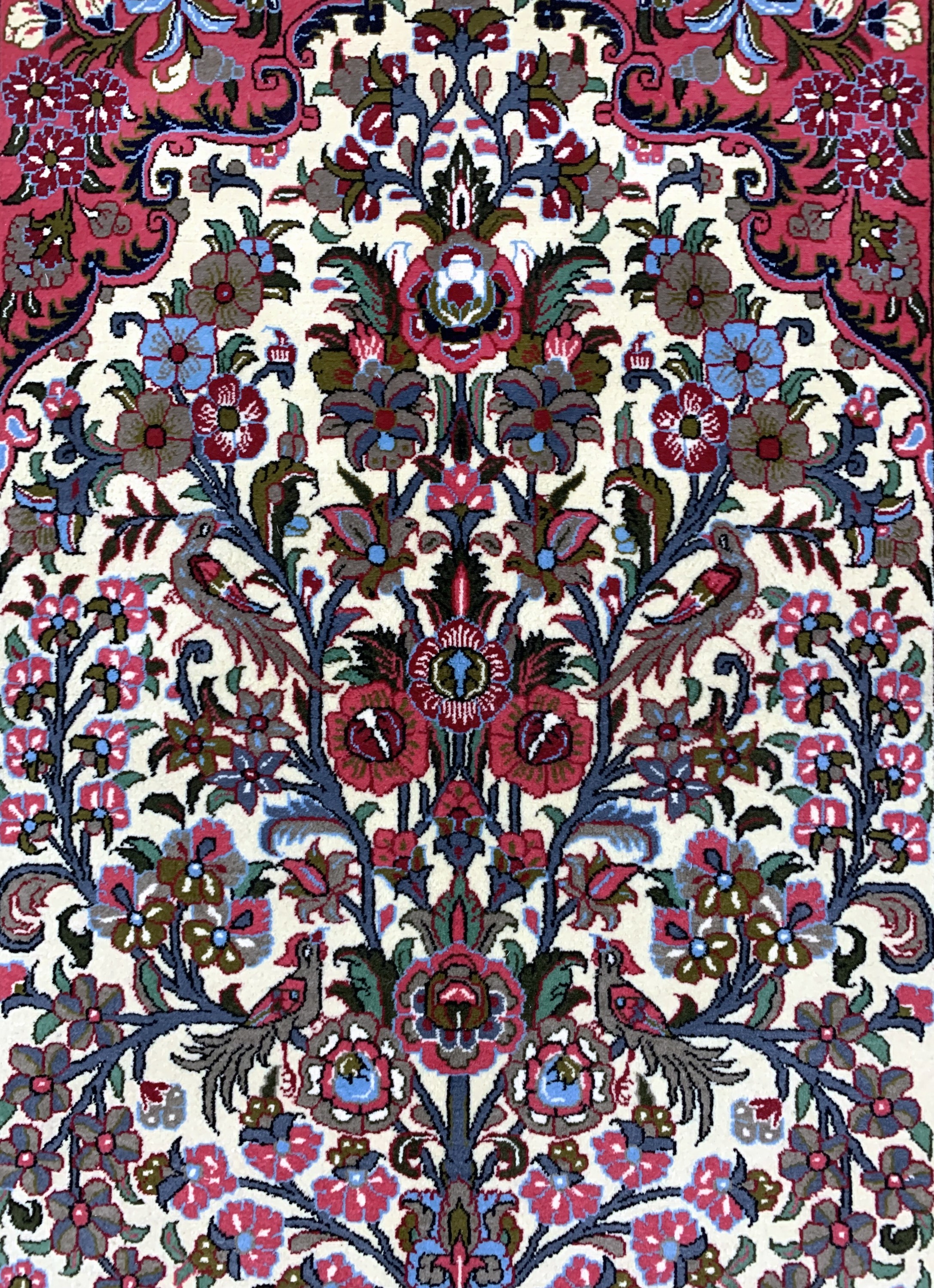 Detail b: Ghom kork, Persien, Ende 20.Jhd, Korkwolle,ca. 160 x 107 cm, EHZ: 2