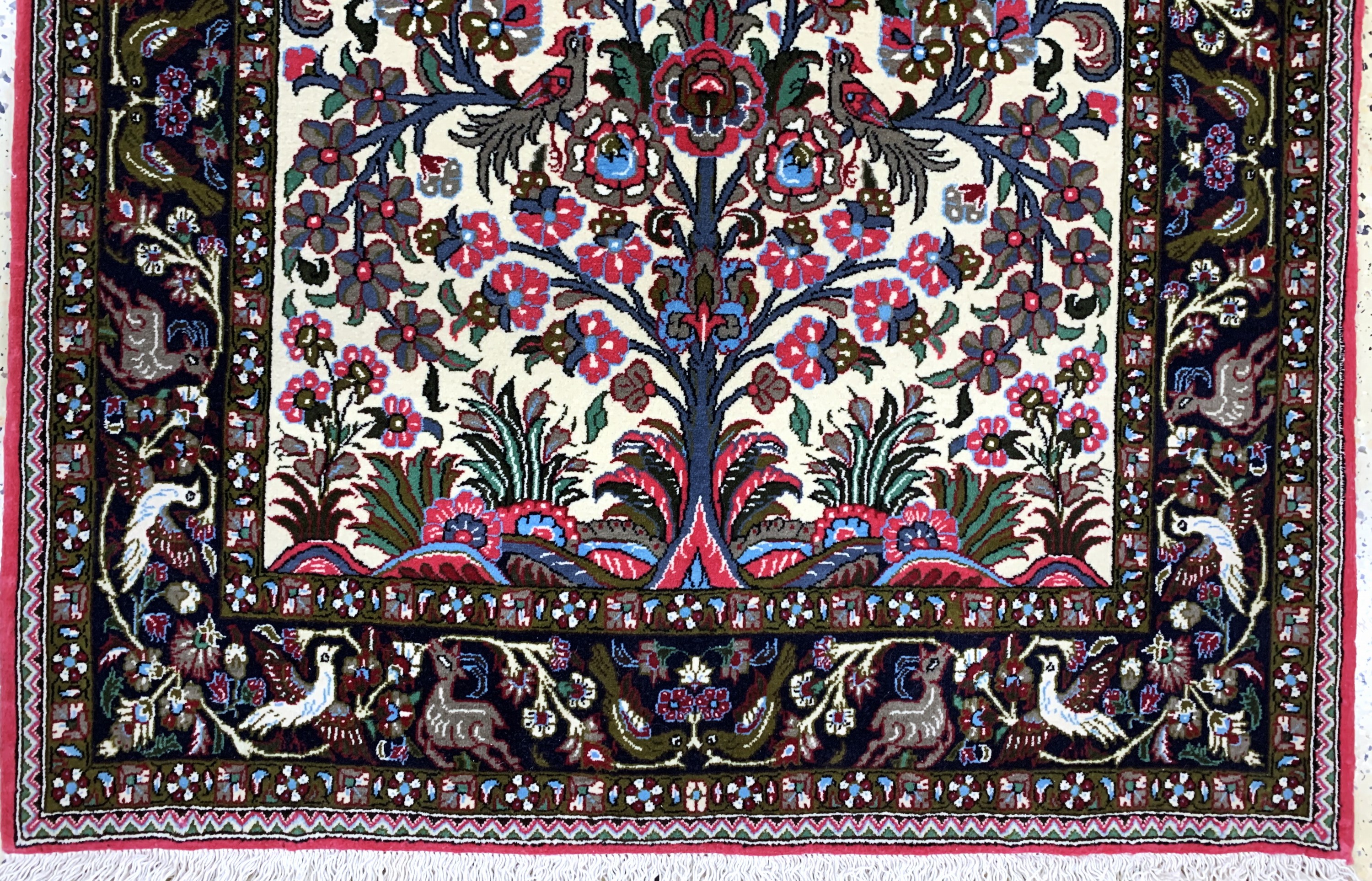 Detail c: Ghom kork, Persien, Ende 20.Jhd, Korkwolle,ca. 160 x 107 cm, EHZ: 2