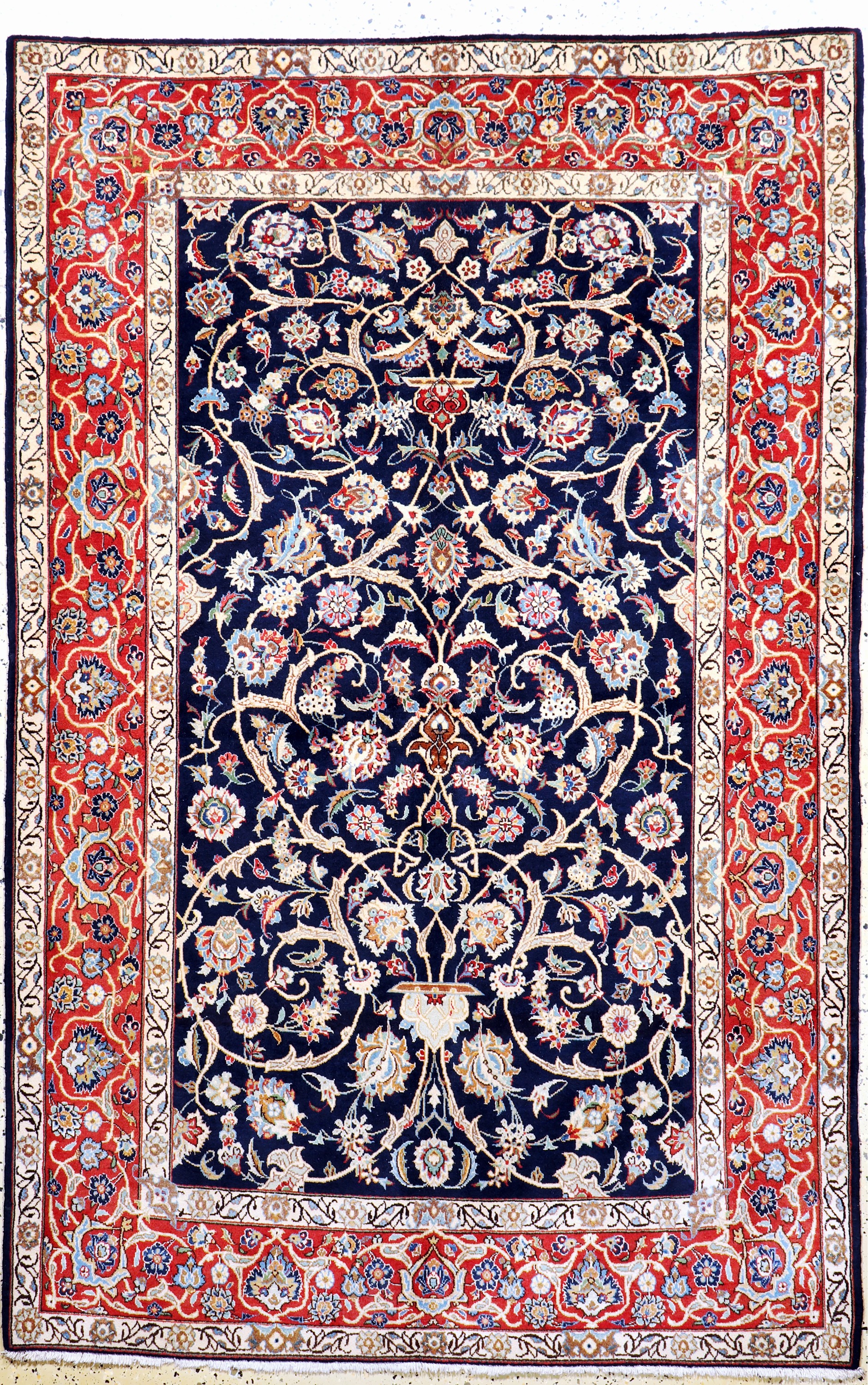 Keschan alt, Persien, Mitte 20.Jhd., Wolle auf Baumwolle, ca. 214 x 138 cm, EHZ: 2