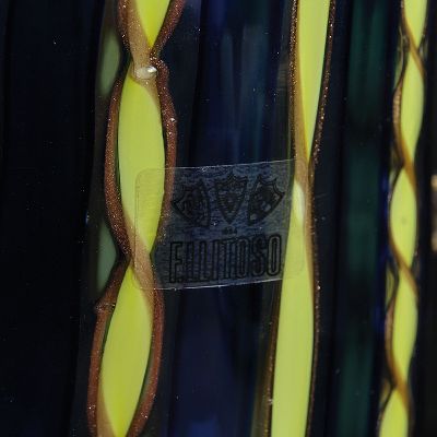 26924273f - 2 a canne bzw. zanfirico-Vasen, Fratelli Toso, Murano, 1960-70, Henkelvase mit gedrehten ...