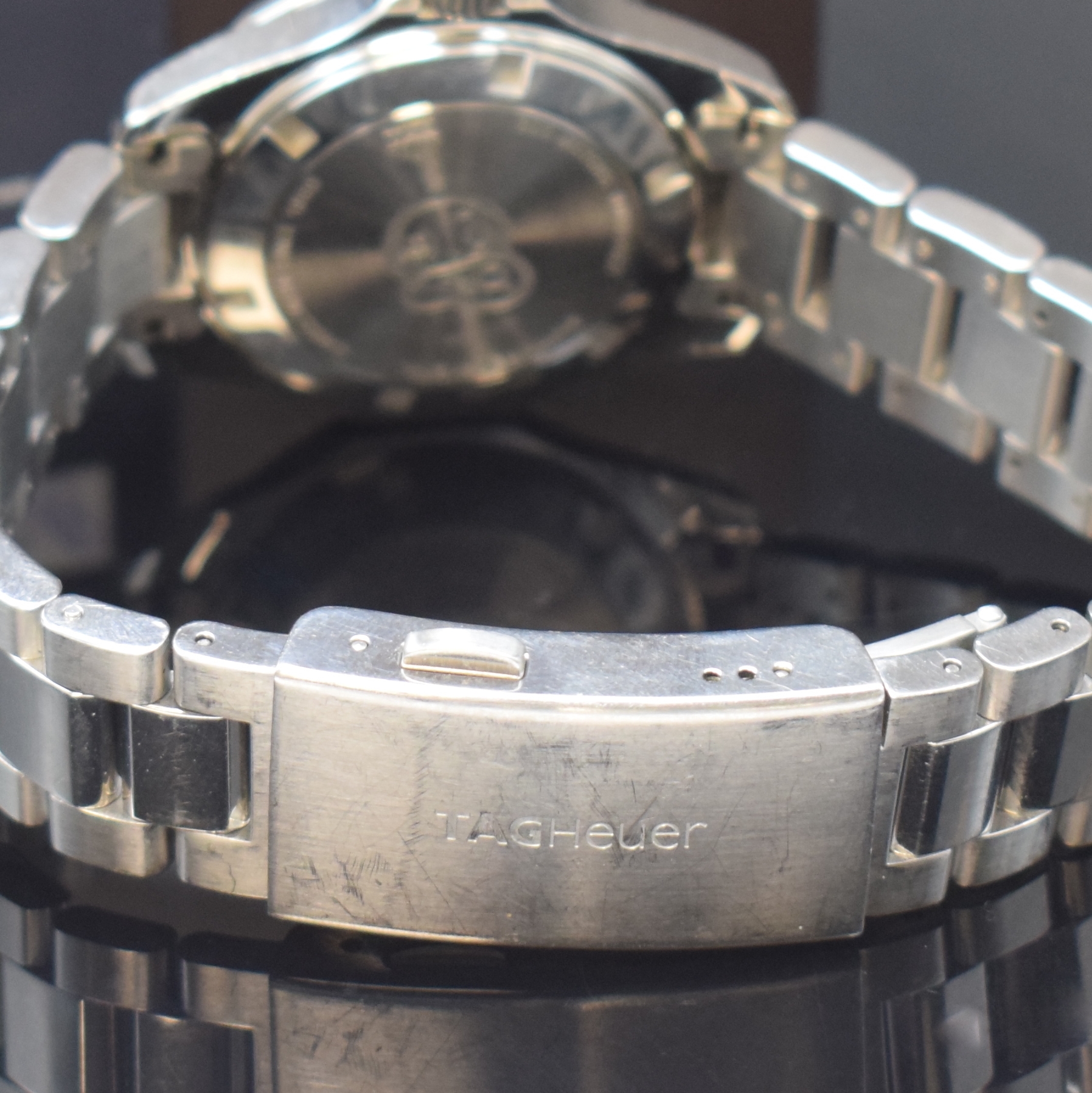 Detail b: TAG HEUER Damenarmbanduhr Aquaracer Lady Referenz WAY131K, quarz, Edelstahlgeh. inkl. Gliederband m. Tauchverlängerung, Boden und Krone verschr., ab ...