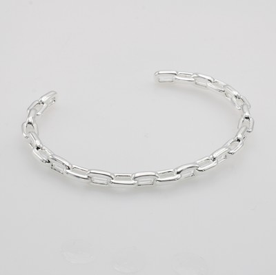 26924428a - Armreif, 925er Silber, im Design von Kettengliedern, B. ca. 5 mm