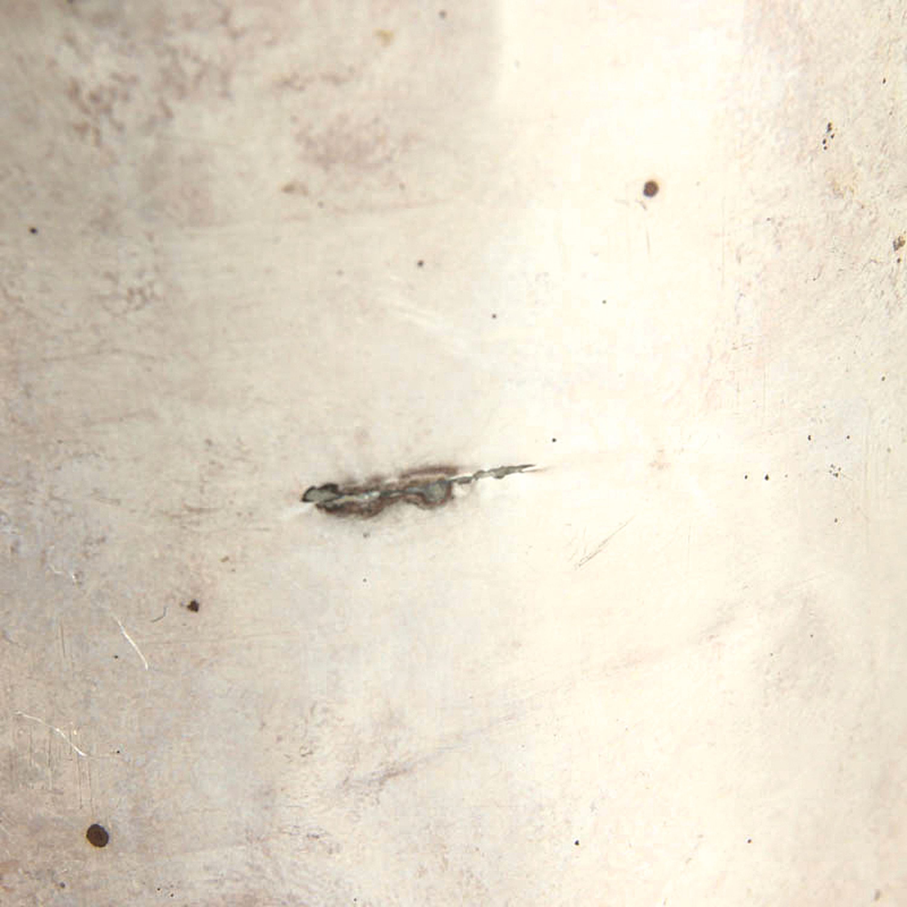 Detail f: Faustbecher, Paris, 1809-1819, Silber, Meistermarke LTJ im Prisma, verbeult, ca. 64 ,4g, H. 8 cm