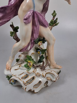 26924503d - Porzellanfigur, Meissen, um 1755, Entwurf J.J. Kaendler, Raub der Proserpina, bunt ...