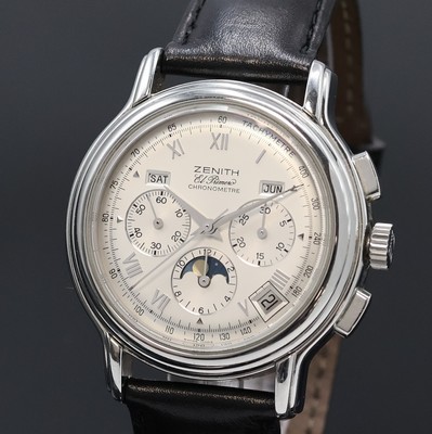 26925064a - ZENITH hochfeiner Schaltradchronograph in Chronometerqualität Serie Chronomaster ...