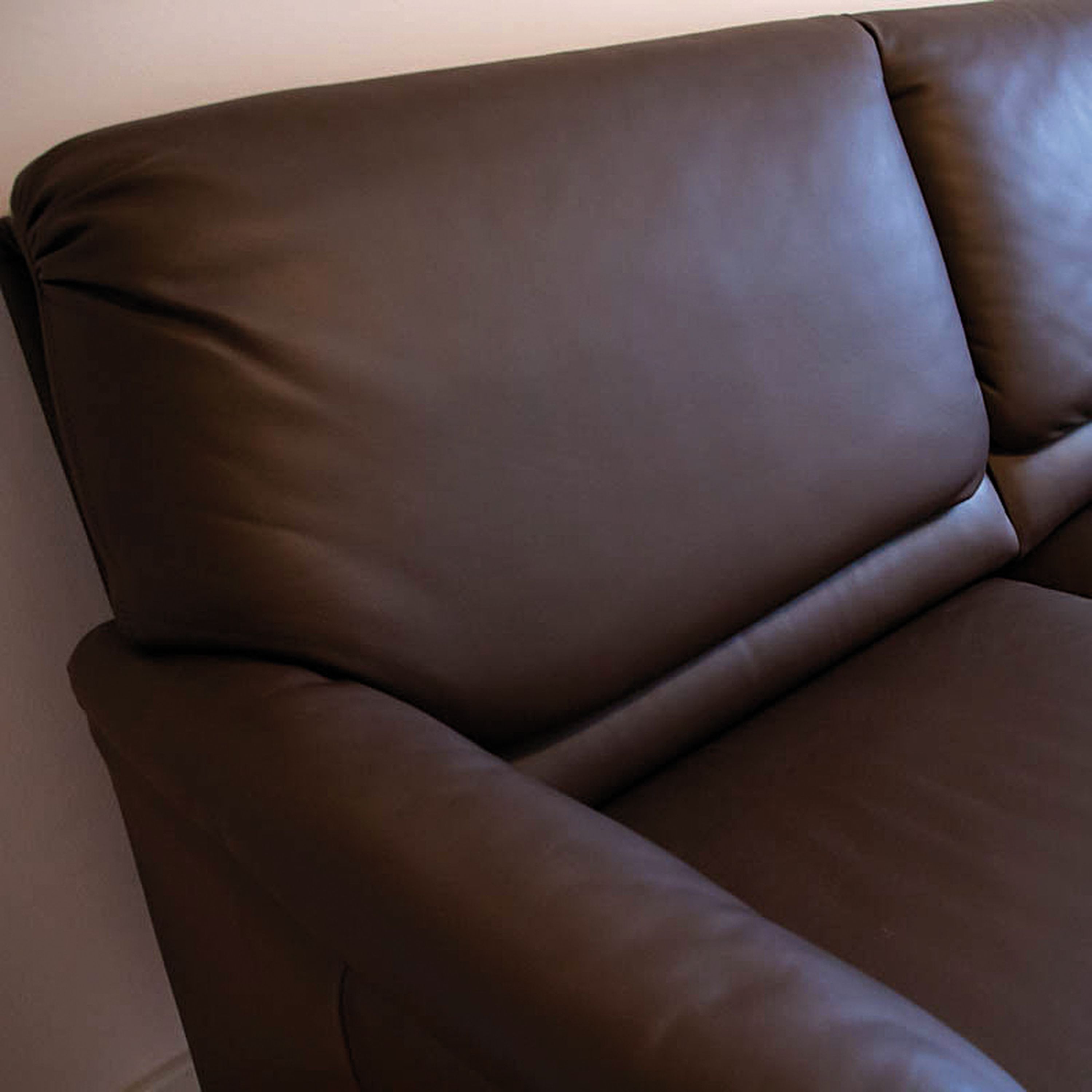Detail c: 2-Sitzer Ledercouch, Design von Axel Enthoven für Leolux, "Bora Bora", 1983, mit Leder bezogen, ca. 91 x 177 x 47 cm, EZ 2