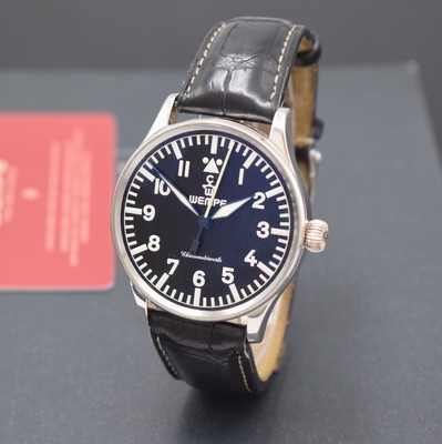 Image 26925265 - WEMPE große und sehr seltene, auf 25 Stück limitierte Fliegeruhr aus Platin, ...