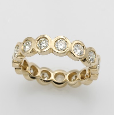 Image Memoryring mit Brillanten, GG 585/000, 15 Brill. zus. ca. 2.0 ct ...