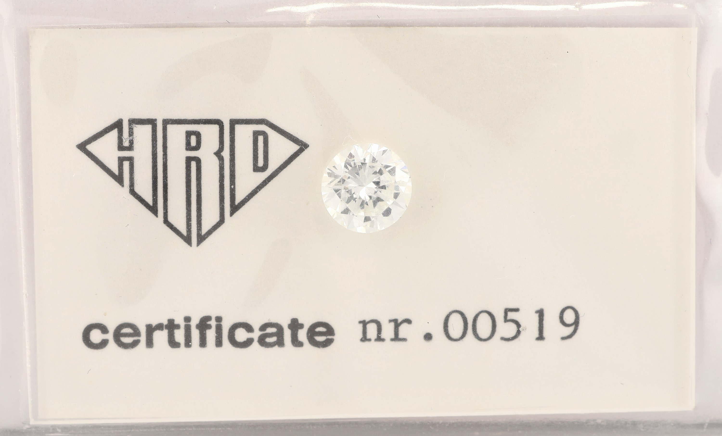 Loser Brillant, 1.03 ct Top Wesselton(G)/if, mit HRD Expertise