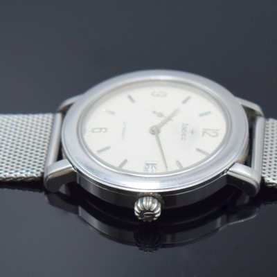 26926777c - ZODIAC Herrenarmbanduhr in Stahl, Schweiz um 1995, Automatik, neutr. Stahlband, Boden m. ...