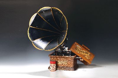 Image 26927873 - Columbia Phonograph "The Grammophone", USA, um 1905-10, Walzenphonograph, ...