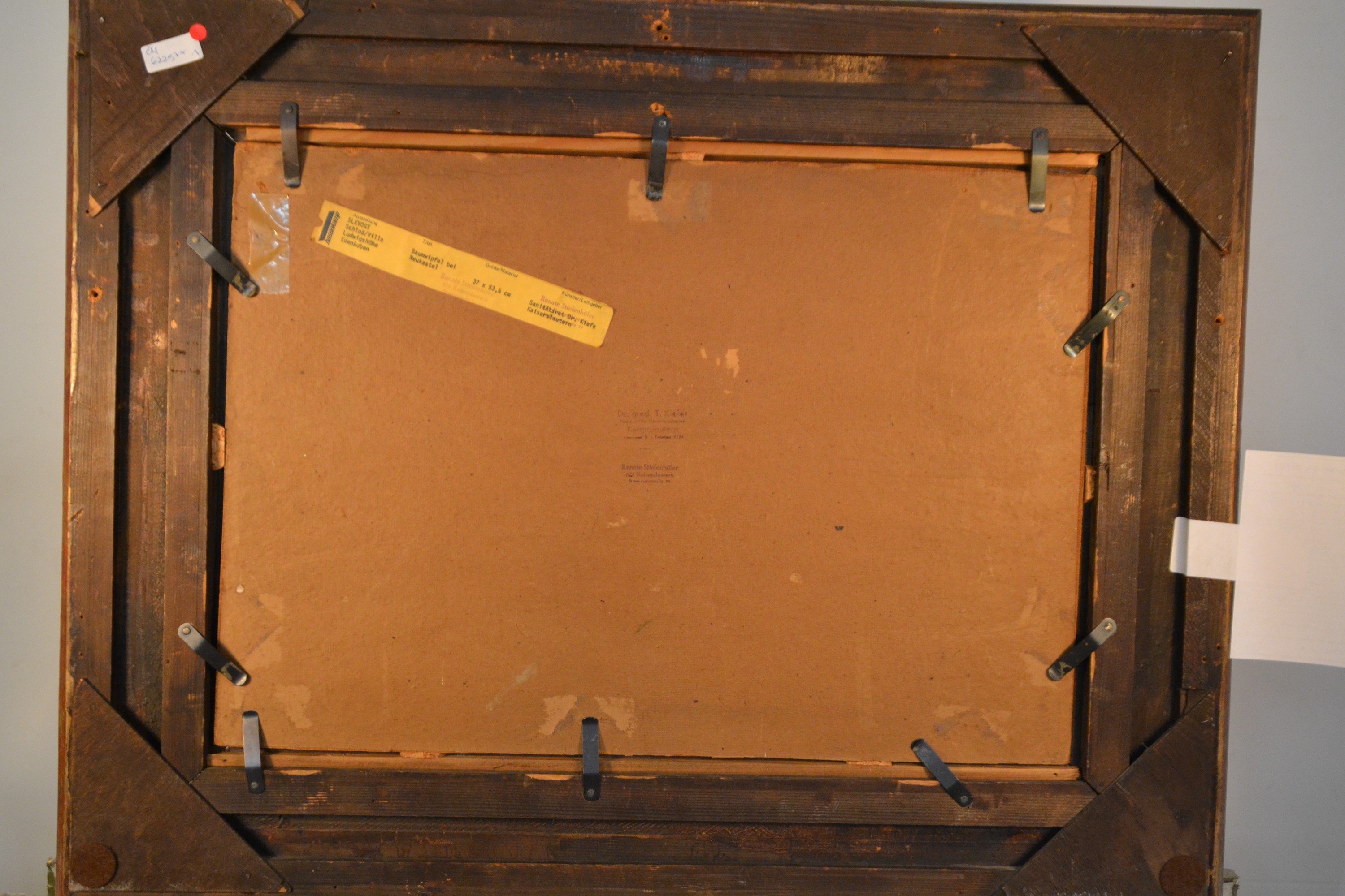 Detail e: Max Slevogt, 1869 Landshut-1932 Leinsweiler, "Baumwipfel bei Neukastel", 1930/31, Öl/ Hartfaserplatte, rechts unten signiert, 38x54,5 cm, ...