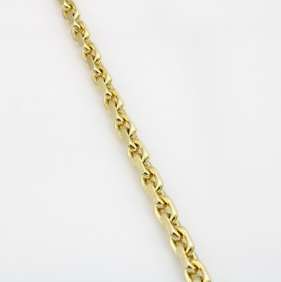 Image Massives Ankerarmband, GG 585/000, Karabiner-schl., B. ca. 7 mm, L. ca. 22 cm