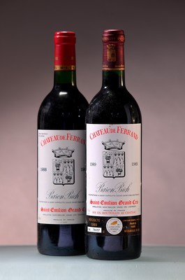 Image 26929155 - 6 Flaschen Chateau de Ferrand, 3x 1988 und 3x 1989, Saint-Emilion Grand Cru, Baron Rich, ...
