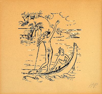 Image 26929194 - Hermann Max Pechstein, 1881-1955, Lithographie, Blatt aus der Folge "Reisebilder. ...