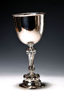 Image 26929427 - Silberpokal, Braunschweig, Anfang 20.Jh., 925er Sterling, nach barockem Vorbild, Etikett ...