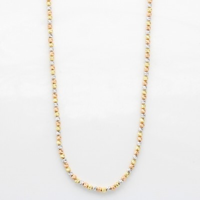 Image Kügelchencollier, GG/RG/WG 585/000, Kara- binerschl., D. ca. 2.2 mm, L. ca. 45 cm