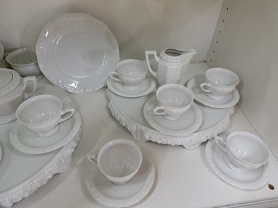 26929556c - Kaffee-, Tee- u. Mokkaservice, Maria Weiß, Rosenthal, Classic Rose, für 12 ...